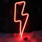 Lightning Bolt Neonschilder Bolt Nachtlichter für Wanddekoration, USB- oder batteriebetrieben, für Schlafzimmer, Kinderzimmer, Wohnzimmer, Bar, Weihnachten (rot)