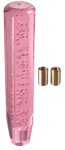 A ABSOPRO Auto Langlebig Schaltknauf Stick 25cm Universal Acryl Ersatz Rosa