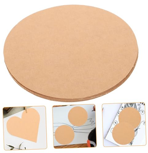 COHEALI 20 Blätter Büttenpapier Werkzeug Diy-bastelbedarf Scrapbooking-karton Kartonpapier Kartenpapiere Leeres Blatt Diy-material Druckerpapier Kraftpapier A4 Zeichenpapier Runden