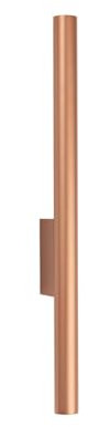 Wandlampe innen Up Down 40 cm hoch B: 2,5 cm schmal inkl. 2x LED G9 in Kupfer indirektes Licht Modern Metall Wandleuchte Wohnzimmer Flur