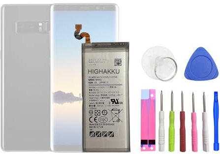 HIGHAKKU Batteria di ricambio EB-BN950ABE compatibile con Galaxy Note 8, Galaxy Note 8 Duos, Galaxy Note 8 Duos TD-LTE SM-N950 con strumenti