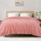 Exclusivo Mezcla Kuscheldecke Flauschig Fleecedecke Flanell Decke, Leichte und Warme Sofadecke Couchdecke für Ganzjahreszeit, 150 x 200 cm Rosa