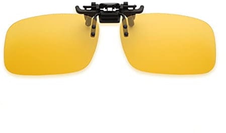 WRIBZD Clip-on Polarized Sunglasses - Flip-Up UV Goggle Lens for Men and Women - Outdoor Fashion Clip