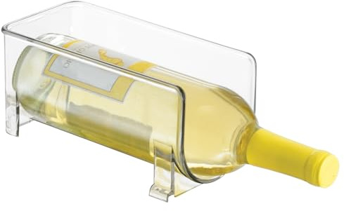 iDesign Stackable Bottle Holder for Water or Wine Bottles– Clear