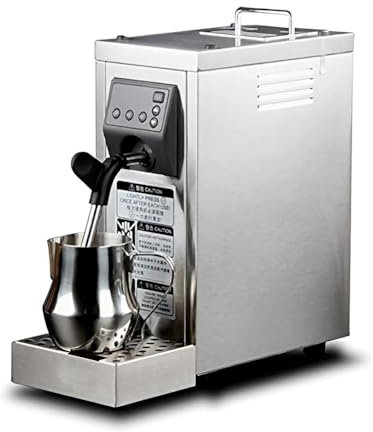 XAoSCd Espumador De Leche con Máquina De Vapor Automática, Máquina Comercial para Calentar Té Y Café con Leche, Adecuada para Familias, Restaurantes Y Cafeterías