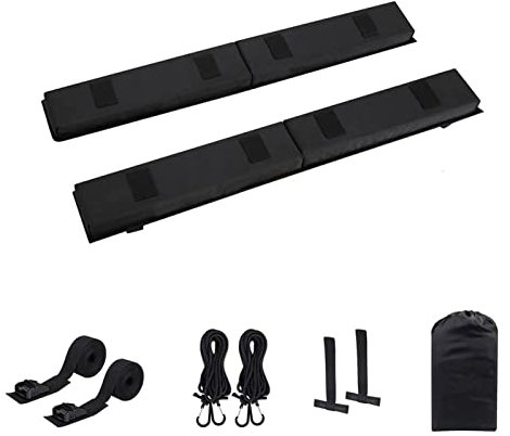 Coussinets De Toit pour Kayak - Porte-Bagages De Toit Peu Encombrant, Coussinets Universels pour Kayak | Planche De Surf, Canoë, Snowboard, Poutres De Toit De Voiture Galerie De Toit De Voiture