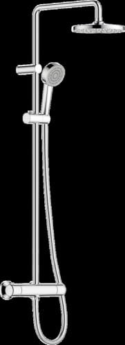 Hansa HANSABASIC Regenbrause-Duscharmatur, Brausegarnitur, chrom, 55350110