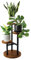 UUE Blumenregal Metall Pflanzenregal, Blumenständer Hölz, Mehrstöckig Blumenständer, Pflanzenständer, 3 Etagen Hölzern für Zimmerecke Wohnzimmer Balkon Terrasse Fenster Garten Hof, 53,5 cm Höhe