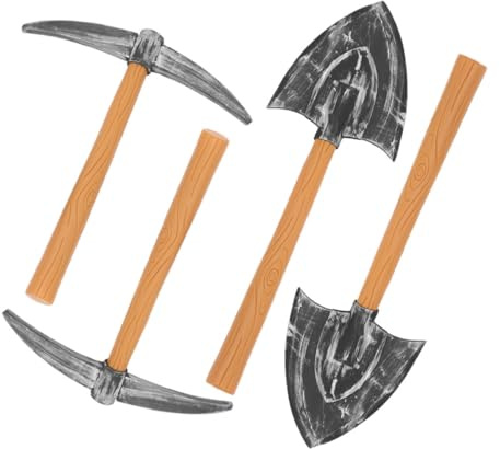 Toyvian 2 Sets D'accessoires Faux Pelle Naine en Mousse Légère et Plastique, Décoration de Fête et Accessoires Cosplay pour Performances Scène