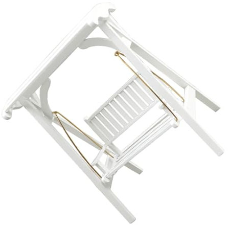 ERINGOGO Mini Garten Schaukel Spielzeug Puppenhaus Zubehör Hochwertige Miniature House Swing Figurine Mit Sicherem Design Für Kreative DIY-projekte Und Tollen Dekorationen