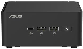 ASUS NUC 15 Pro | Core 5 210H | RAM: 16GB | SSD: 500GB | Mini PC | Schwarz | Windows 11 Pro | Sicherungsstick