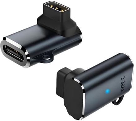2 Stück USB C Ladeadapter für COROS, Ladekabel Ersatz Zubehör für COROS Pace 3/Pace 2/Apex/Apex Pro/Apex 2 Pro/Apex 42MM/Vertix/Vertix 2, Kabel Ersatzteile, USBC Ladegerät Adapter für COROS Smartwatch