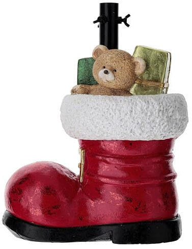 Holyart Alberi di Natale: Base per albero di Natale 120-180 cm stivale con regali 45x35x25 cm