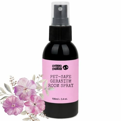 Noseprint Geranium Raumspray 100 ml, Natürliches ätherisches Geranienöl, Blumig-frischer Duft, für Wohnräume und Textilien