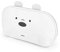 We Bare Bears Ours Pour Un et Un Pour T'Ours Polaire-Trousse de Toilette Jelly, Blanc