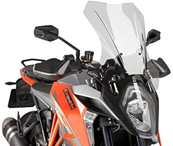 Puig 8913W Touring Windscreen improved wind protection, Transparent