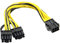 Chenyang - cavo splitter di alimentazione PCI-E PCI Express ATX, 6pin, da maschio a doppia scheda video 8pin e 6pin femmina