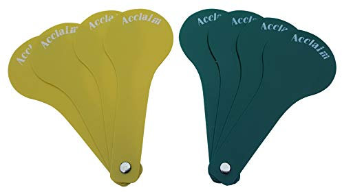 Acclaim Lawn Bowls Umpires Shot Indicators Lollipops Markers One Pair Green & Yellow