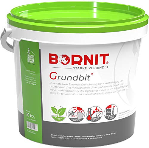 BORNIT - Grundbit Bitumen Voranstrich Grundierung - Gebindegröße: 10 Liter