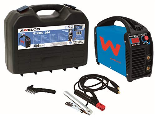 Saldatrice inverter digitale MIKRO 164 MMA AWELCO elettrodi 1,6 a 4 mm 230 V monofase