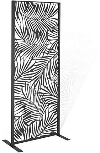 IDMarket - Panneau décoratif Universel 150 x 50 CM Palm Gris