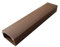 Self Adhesive Electrical Cable Mini Trunking PVC TV Tube Wire Conduit Tidy Plastic Cover Organiser Management Duct Ducting White Brown Black Silver Red Multi Size (25mm x 16mm x 1m, Brown)