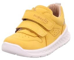 Superfit Jungen Breeze Sneaker, GELB/Weiss 6010, 20 EU