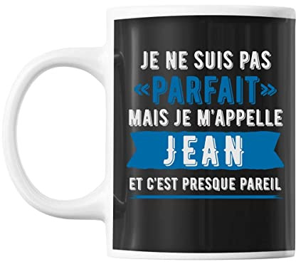 Planetee Mug prénom Jean homme parfait