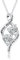 CERSLIMO Kette Silber 925 Halskette Herz Zirkonia Schmuck Geschenke für Tochter von Mutter Damen Frau Geburtstag Weihnachten Erntedankfest Kindertag