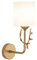 Nordische moderne Glas Wandleuchte Geweih Wandlampe Leuchten minimalistisches Design Wandleuchten kreative Gang Wandleuchte für Wohnzimmer Schlafzimmer Flur (Gold)