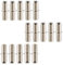 15 Stück Bodenträger aus Metall [Ø 5mm x Länge 17mm] für Einlegeböden | Fachträger | runde Regalstifte Träger vernickelt aus Metall | 20er Set - Steckbodenträger | Fachbodenträger für Holz und Glas