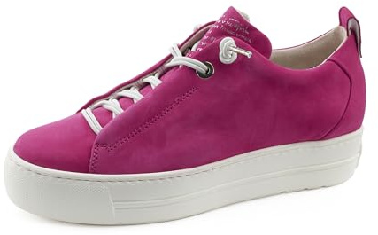 Paul Green Damen SUPER Soft Pauls, Frauen Low-Top Sneaker,Sportschuhe,Freizeitschuhe,Turnschuhe,Laufschuhe,schnürschuhe,Pink (Barbie),40.5 EU / 7 UK