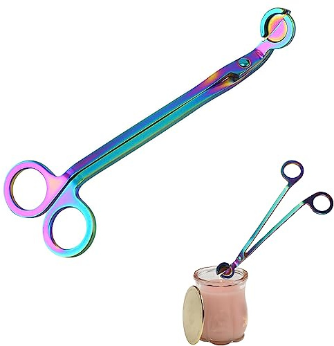 Dochtschere, Kerzenschere, Dochtschneider, Docht Trimmer, Dochtknipser, Candle Wick Trimmer, Kerzedocht Scheren, Edelstahl Kerzendocht Scherendochtschneider, Dochtschneider für Duftkerzenliebhaber