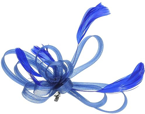 Happyyami Decorative Plumage Headdress for Women Hair Clip Wedding Hair Jewelry Fascinator Clip for Bride for Cocktail and Tea Party