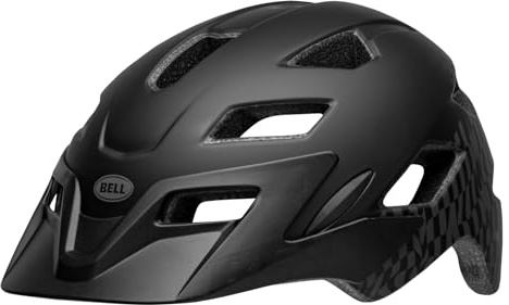 Bell Casco da bicicletta unisex per ragazzi Sidetrack Child, nero opaco, taglia unica