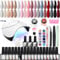 VANREESA Kit Semipermanente Unghie, 18 Colori Kit Unghie Gel Completo con Base Top Coat e Lampada UV Led Unghie 36W Regalo per Donne Set Manicure per Principianti