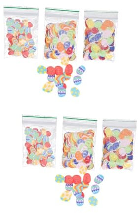 Warmhm 6packungen Bunte Konfetti Dekorationen Für Osterfeiern Leichte Tischdeko Für Unvergessliche Festlichkeiten Für Tische Fenster Und