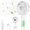 Handheld Fan with Water Mist Spray-Portable Hand Fan Rechargeable Battery Powered,Usb Mini Small Silent Personal Powerful Hand Held Fans,Little Handbag Pocket Child Safe Fan,Outdoor Cool Travel Fan