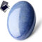 GUJOXILA 2.4 Groß Blauer Aventurin Kristalle Edelsteine Oval Sorgensteine Heilsteine Steine Natürliche Poliert Palme Stein Chakra Reiki Balancing Energiestein 1PC