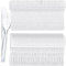 Kiuiom Partygeschirr Plastik, Partybesteck Wiederverwendbar, Plastikbesteck Mehrweg, 200PCS Plastikgabeln Plastik Messer Partyzubehör Geeignet für Geburtstage Partys Hochzeiten Camping Desserts