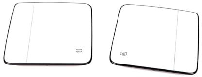 Spiegelglas Ersatz Auto Linke Oder Rechte Seite Glas Spiegel Rückspiegel Mit Beheizt Für Jeep Für Wrangler Für JL 2018 2019 2020 2021 2022 2023 Außenspiegel(Right and Left)