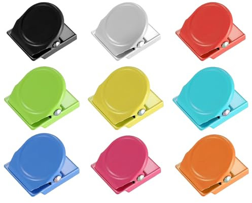 Clips Metálicos Magnéticos Multicolor,Clip Metálico Magnético para Notas,Clips Metálicos Magnéticos,Clip Metálico Magnético Multicolor,Clip Magnético para Notas,Clips Magnéticos para Nevera