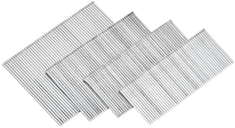 sourcing map 2000Pcs 16 Gauge Brad Nails, 1-1/4,1-1/2,2,2-1/2 Length Straight Finishing Nails, Galvanized Carbon Steel Nails for Woodworking Construction Silver Blue