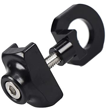 GETAJGHSD Kettenspanner Unterbrecher Offroad-Zubehör Abs Zubehör für Elektrofahrräder tendeur Fahrradkette einstellen Fahrradkette regulieren Spanner aus Metall Kettenregler aus Metall Black