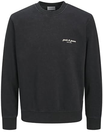 JACK & JONES Jjedover Print Sweat Crew Neck