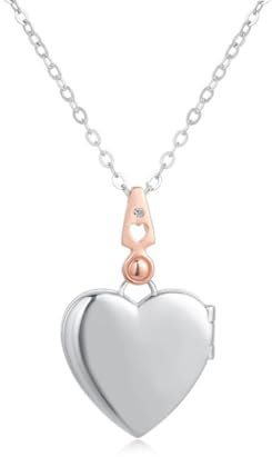 Silver Welsh love spoon heart locket necklace by Awen Welsh Jewellery