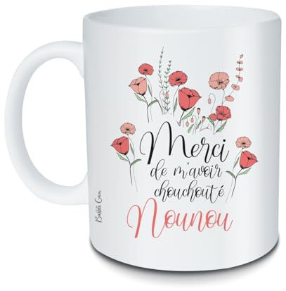 Mug Merci de m’avoir chouchouté nounou