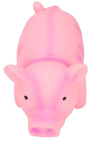 ANGGREK Latex Biss Proof Schwein Grunzend Quietschen Haustier Spielzeug Süßes Schwein Grunzend Quietschen Latex Haustier Kauen Spielzeug für Hunde, Welpe Chew (1)