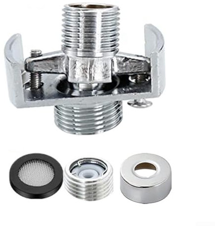 Adaptateur de montage mural réglable en laiton, adaptateur de vanne mélangeur de salle de bain, angle d'entrée de 0 à 40°, pour baignoire à pieds sur griffes - Fixer les tuyaux d'entrée courbés (2)