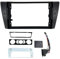 Per B&MW Serie 3 E90 E91 E92 E93 2006 2007 2008 2009-2011 Kit Montaggio Sul Cruscotto Stereo 2 DIN 9 Pollici Autoradio Telaio Fascia cornice fascia radio stereo